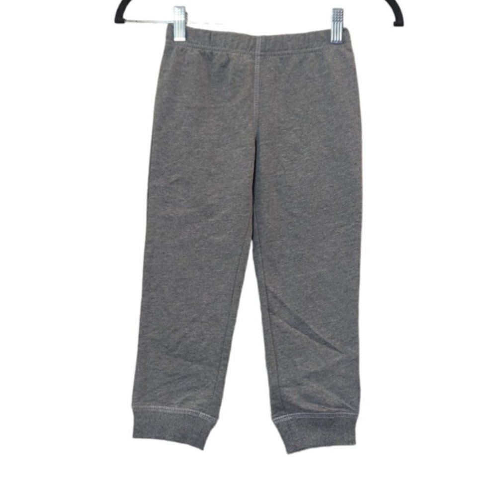 Carters Girls Size 4t/4A Gray Elastic Waist Pull On Flat Front Jogger Pants